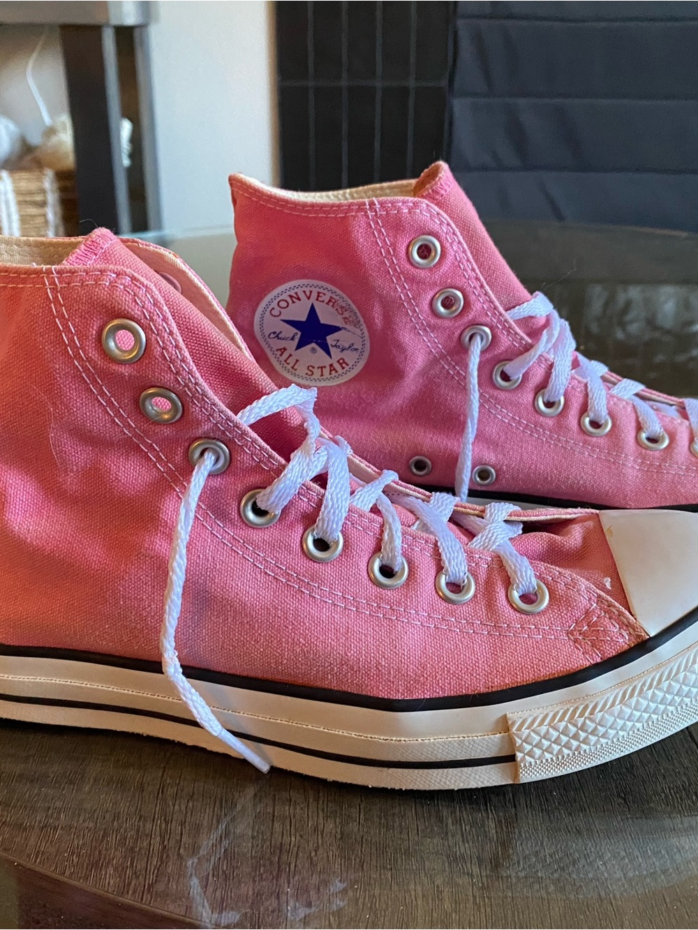 Converse Pink Chuck Taylor All Star High Top Sneakers